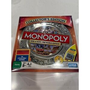 Monopoly Here & Now The World Edition Collector's Edition Electronic Banking Tin